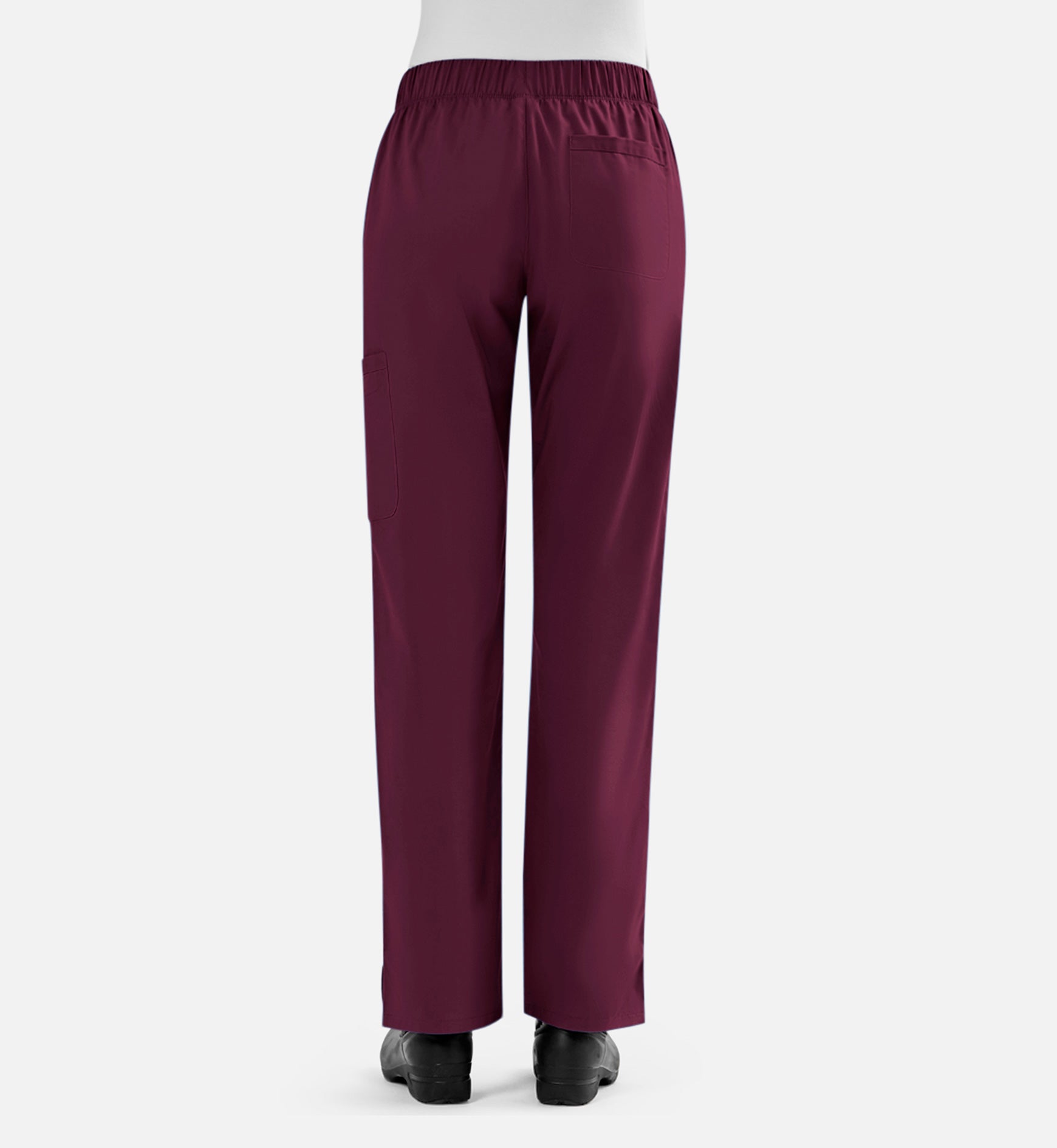 Blossom Signature 8100 Ladies Full Waist Band Cargo Pants Wine