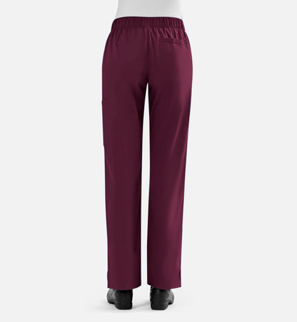 Blossom Signature 8100 Ladies Full Waist Band Cargo Pants Wine