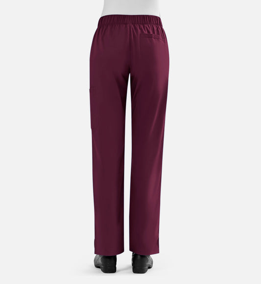 Blossom Signature 8100 Ladies Full Waist Band Cargo Pants Wine