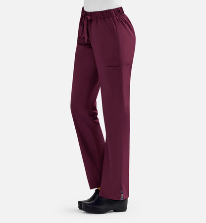Blossom Signature 8100 Ladies Full Waist Band Cargo Pants Wine