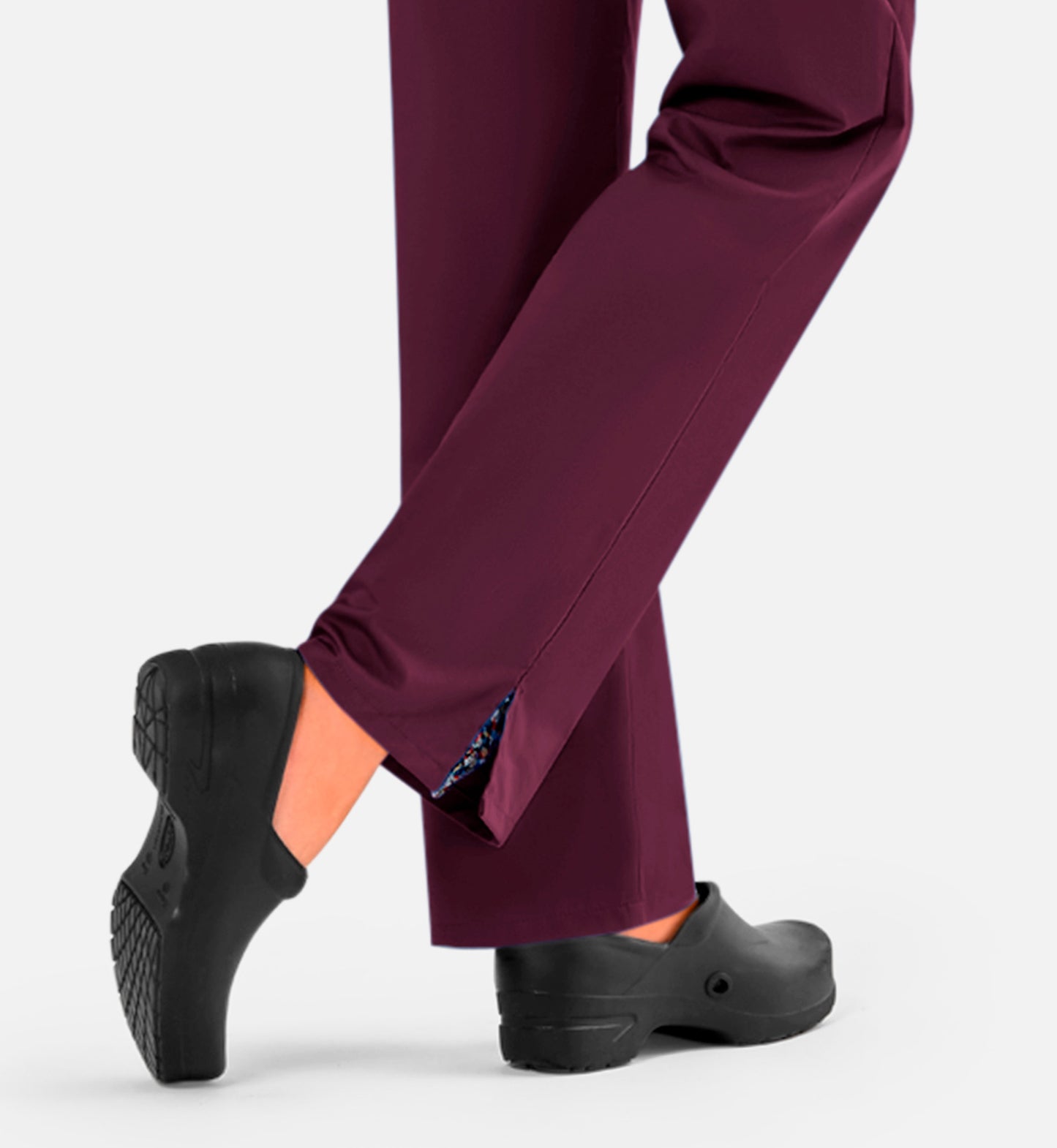 Blossom Signature 8100 Ladies Full Waist Band Cargo Pants Wine