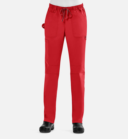 Blossom Signature 8101 Ladies Adjustable Functional Pants Red