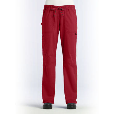 Blossom Signature 8101 Ladies Adjustable Functional Pant Red