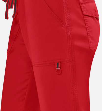 Blossom Signature 8101 Ladies Adjustable Functional Pants Red