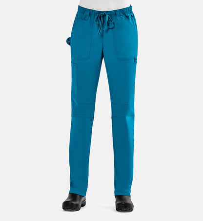 Blossom Signature 8101 Ladies Adjustable Functional Pants Teal Blue
