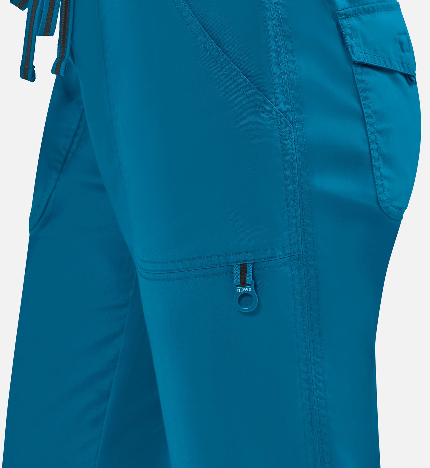 Blossom Signature 8101 Ladies Adjustable Functional Pants Teal Blue