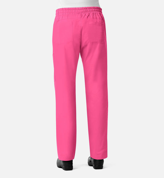 Blossom Signature 8102 Ladies Mesh Pocket 3-Quaters Elastic Band Pants Candy Pink