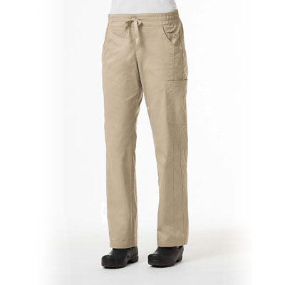 Blossom Signature 8102 Ladies Mesh Pocket 3-Quaters Elastic Band Pant Khaki