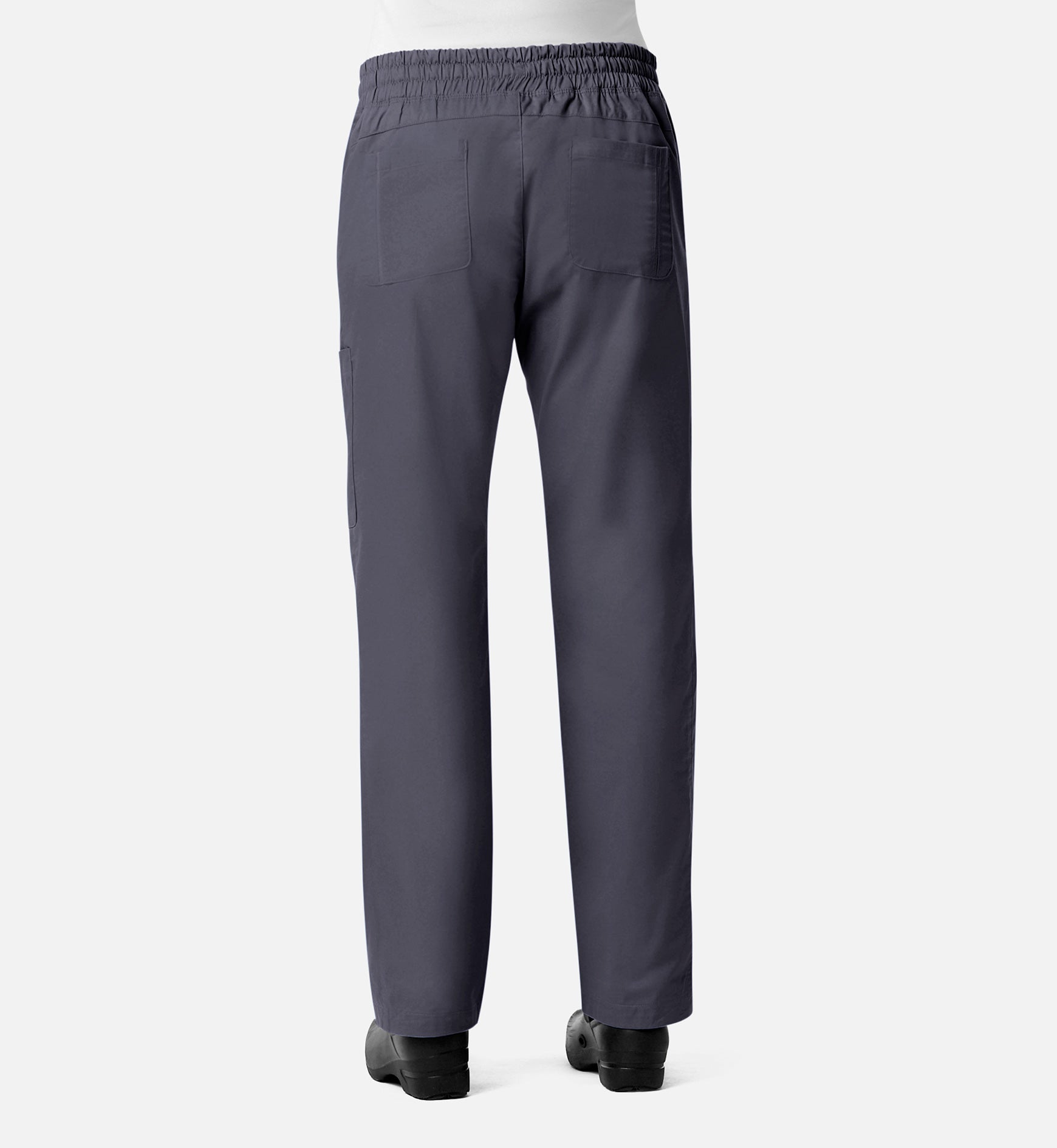 Blossom Signature 8102 Ladies Mesh Pocket 3-Quaters Elastic Band Pants Real Pewter