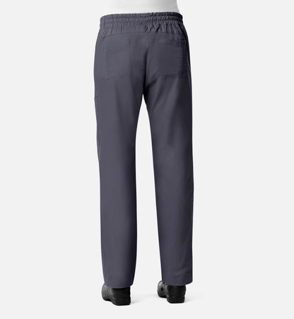 Blossom Signature 8102 Ladies Mesh Pocket 3-Quaters Elastic Band Pants Real Pewter