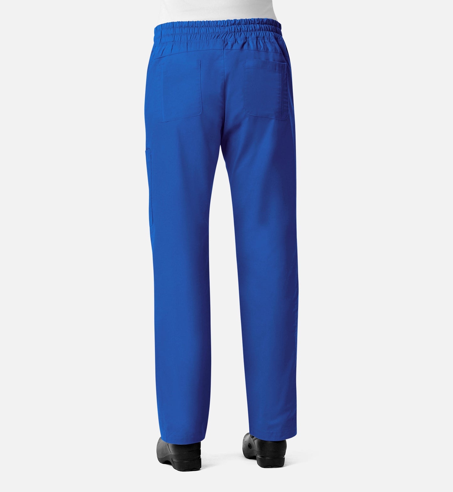 Blossom Signature 8102 Ladies Mesh Pocket 3-Quaters Elastic Band Pants Royal Blue