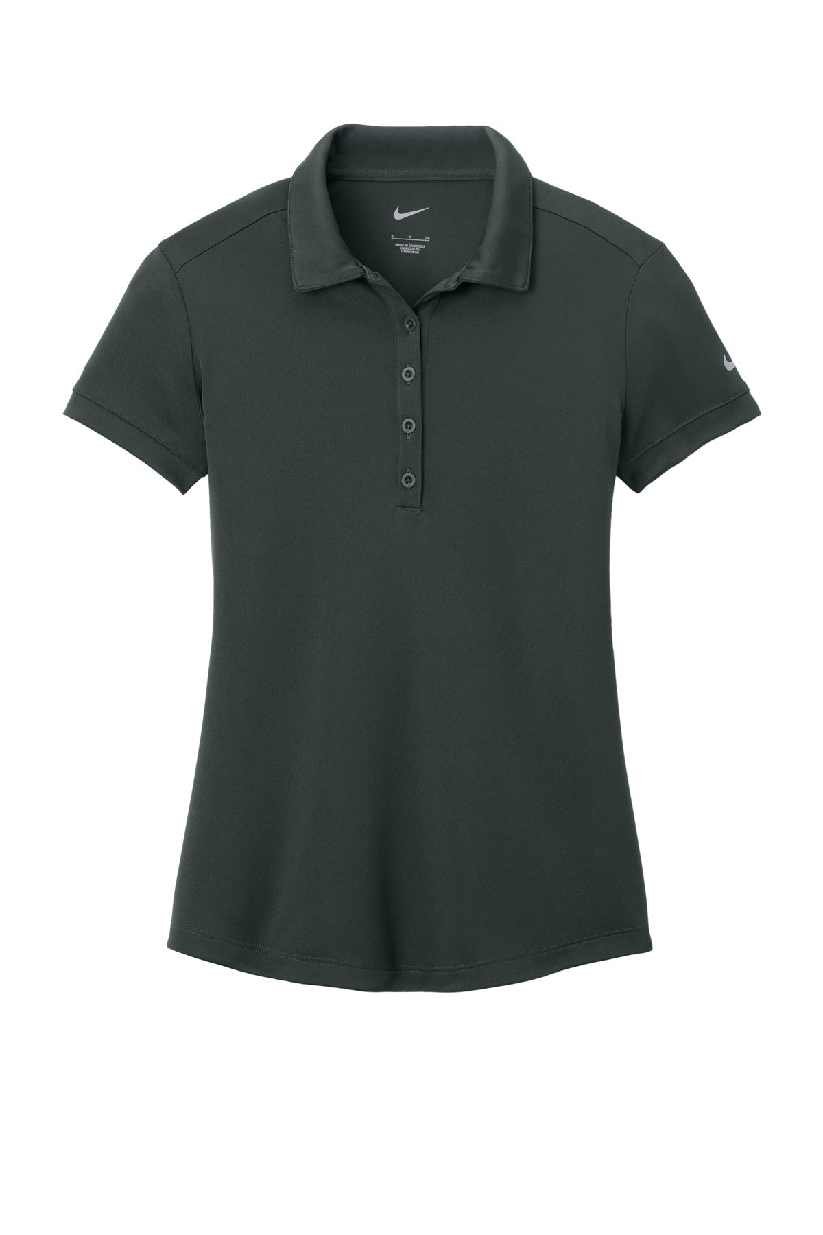 Nike Women's Dri-FIT Players Modern Fit Polo 811807 Anthracite