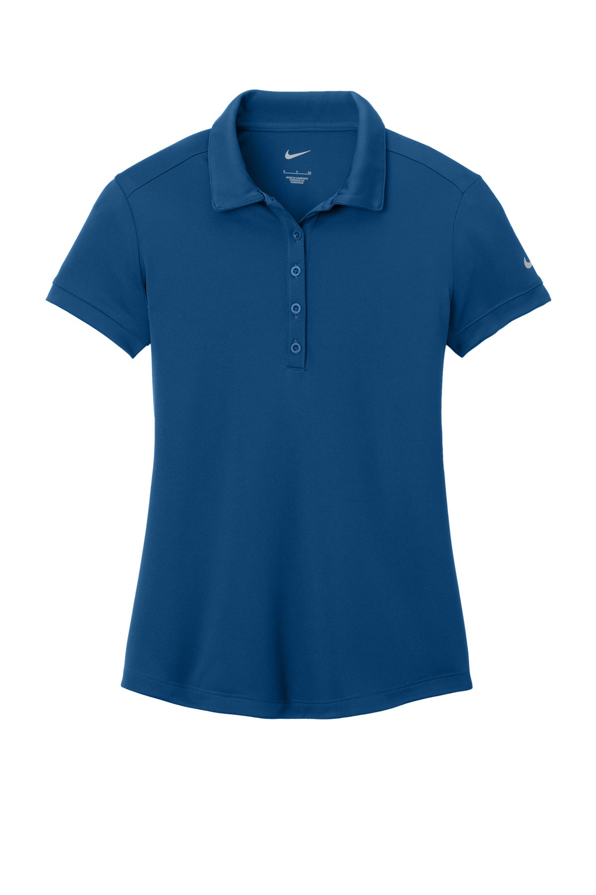 Nike Women's Dri-FIT Players Modern Fit  Polo. 811807 Gym Blue