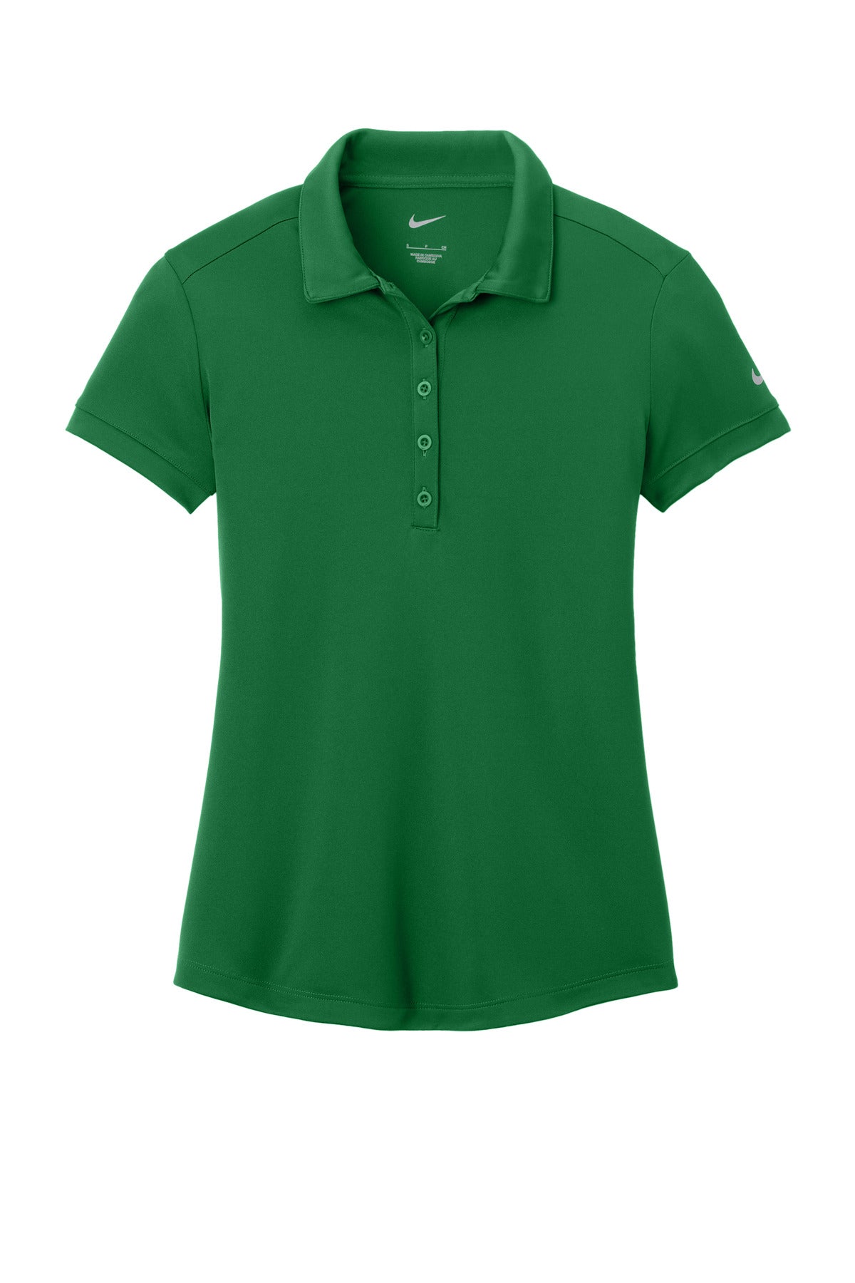 Nike Women's Dri-FIT Players Modern Fit  Polo. 811807 Pine Green