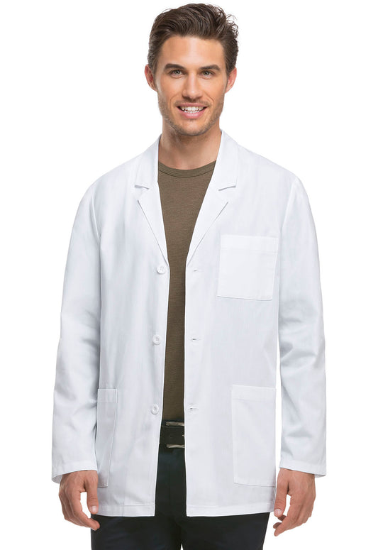 Prof. Whites 81404 31" Men's Consultation Lab Coat White Model Image Front | Dickies