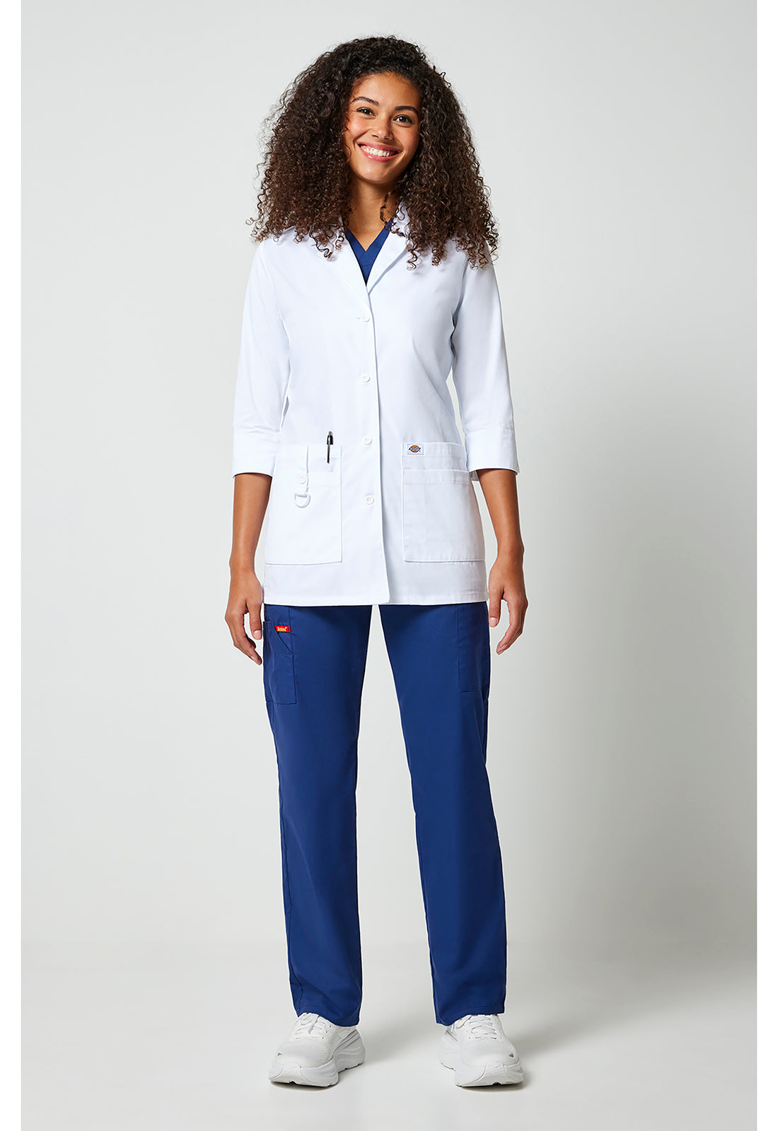 EDS Professional Whites 82402 Women's 30" Consultation Lab Coat White