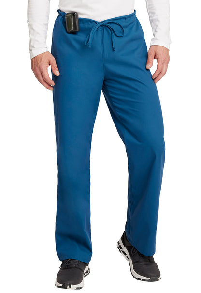 EDS Signature 83006 Unisex Drawstring Pants Caribbean Blue Model Image Front | Dickies