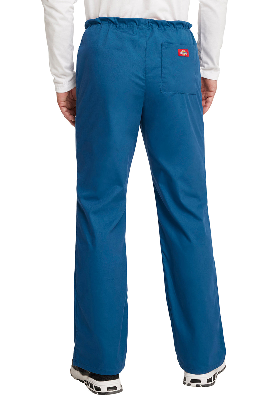 EDS Signature 83006 Unisex Drawstring Pants Caribbean Blue Model Image Back | Dickies