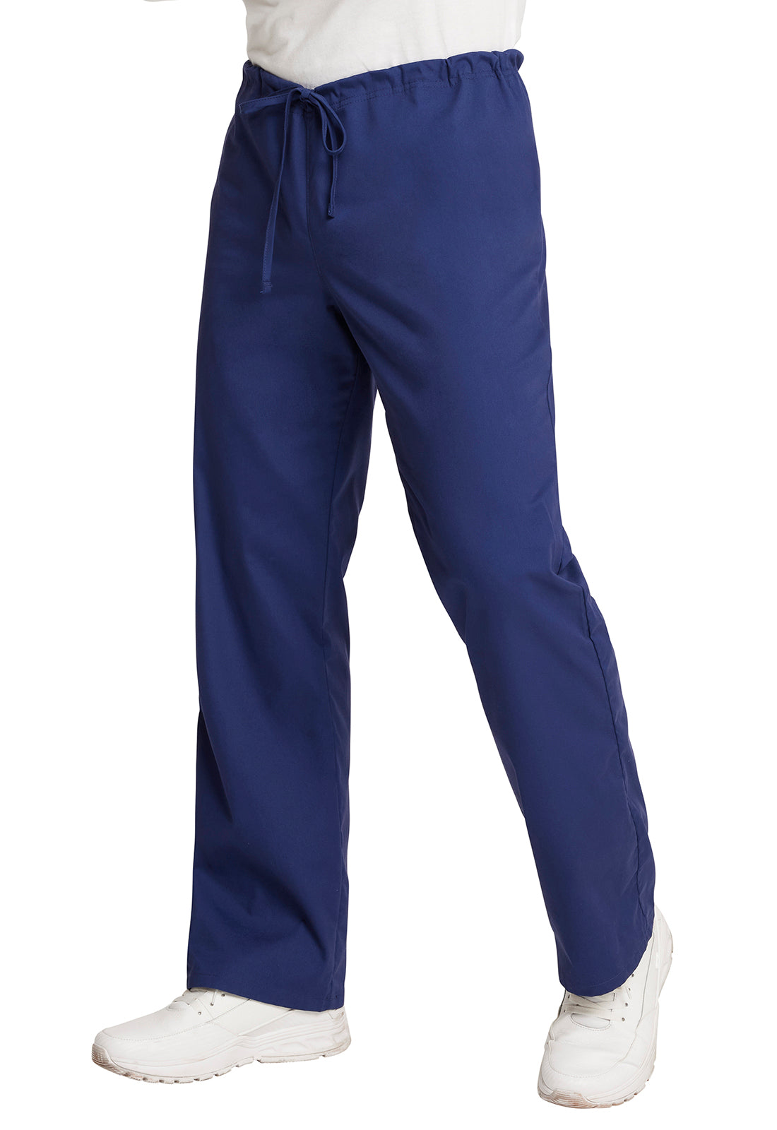 EDS Signature 83006 Unisex Drawstring Pants Navy Model Image Right Side | Dickies