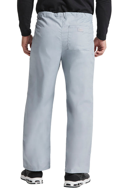 EDS Signature 83006 Unisex Drawstring Pants Grey Model Image Back | Dickies