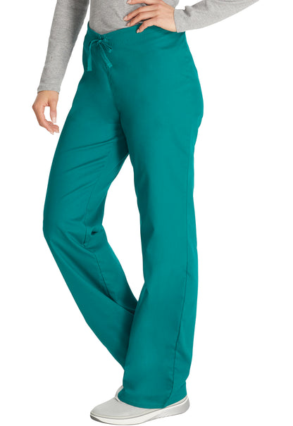 EDS Signature 83006 Unisex Drawstring Pants Hunter Green Model Image Right Side | Dickies