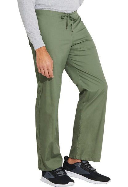 EDS Signature 83006 Unisex Drawstring Pants Olive Model Image Left Side | Dickies