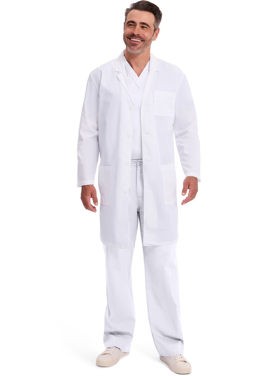 EDS Professional Whites 83403 Unisex 40" Unisex Lab Coat White