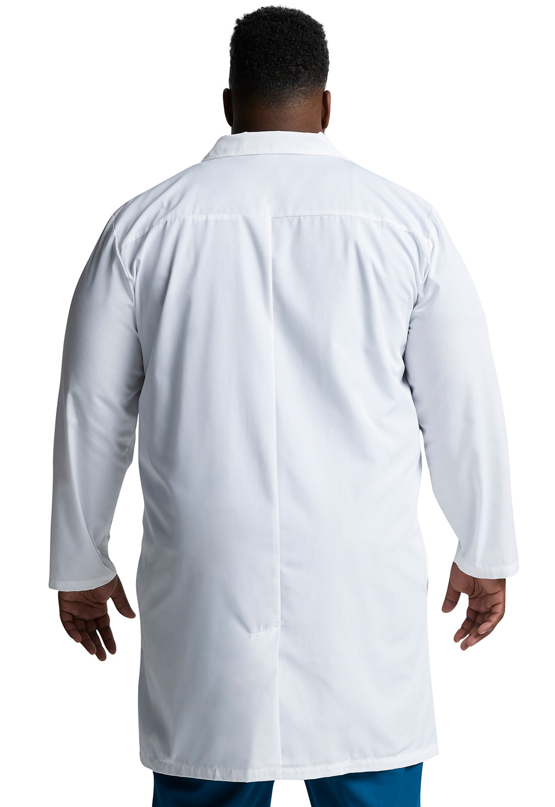 Prof. Whites 83403 40" Unisex Lab Coat White Model Image Back | Dickies