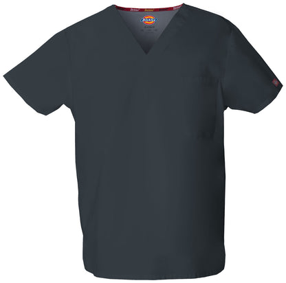 EDS Signature 83706 Unisex Unisex Tuckable V-Neck Scrub Top Pewter
