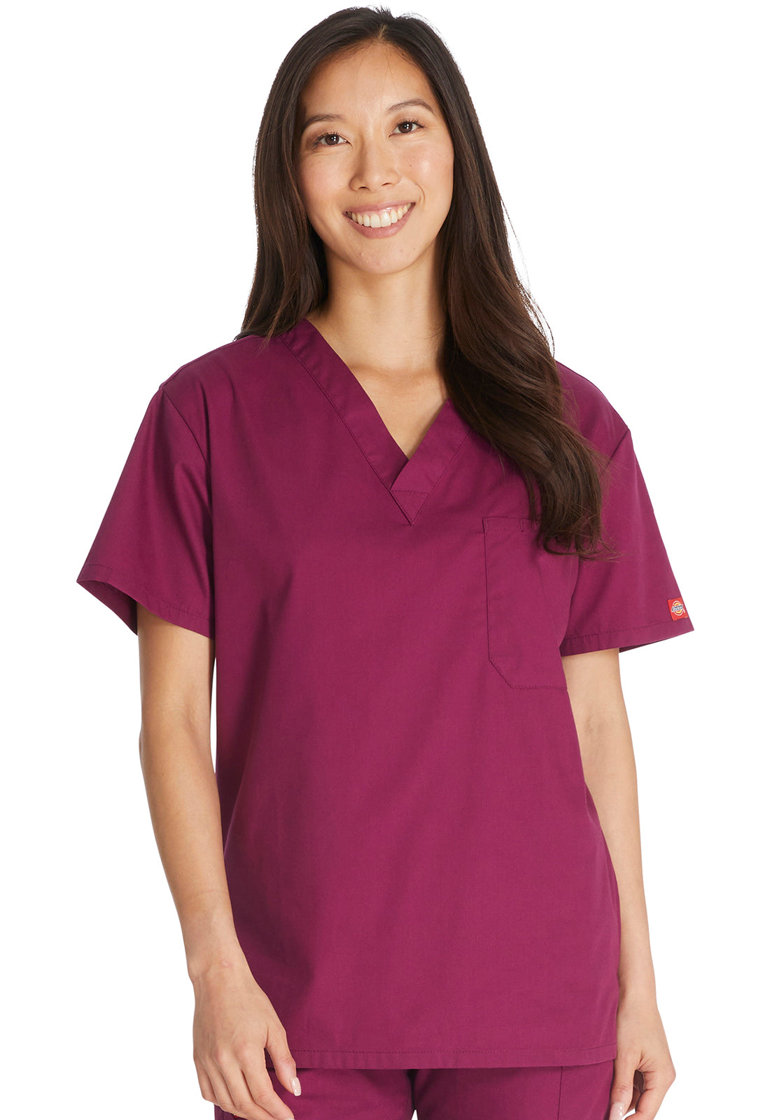 EDS Signature 83706 Unisex Unisex Tuckable V-Neck Scrub Top image 1