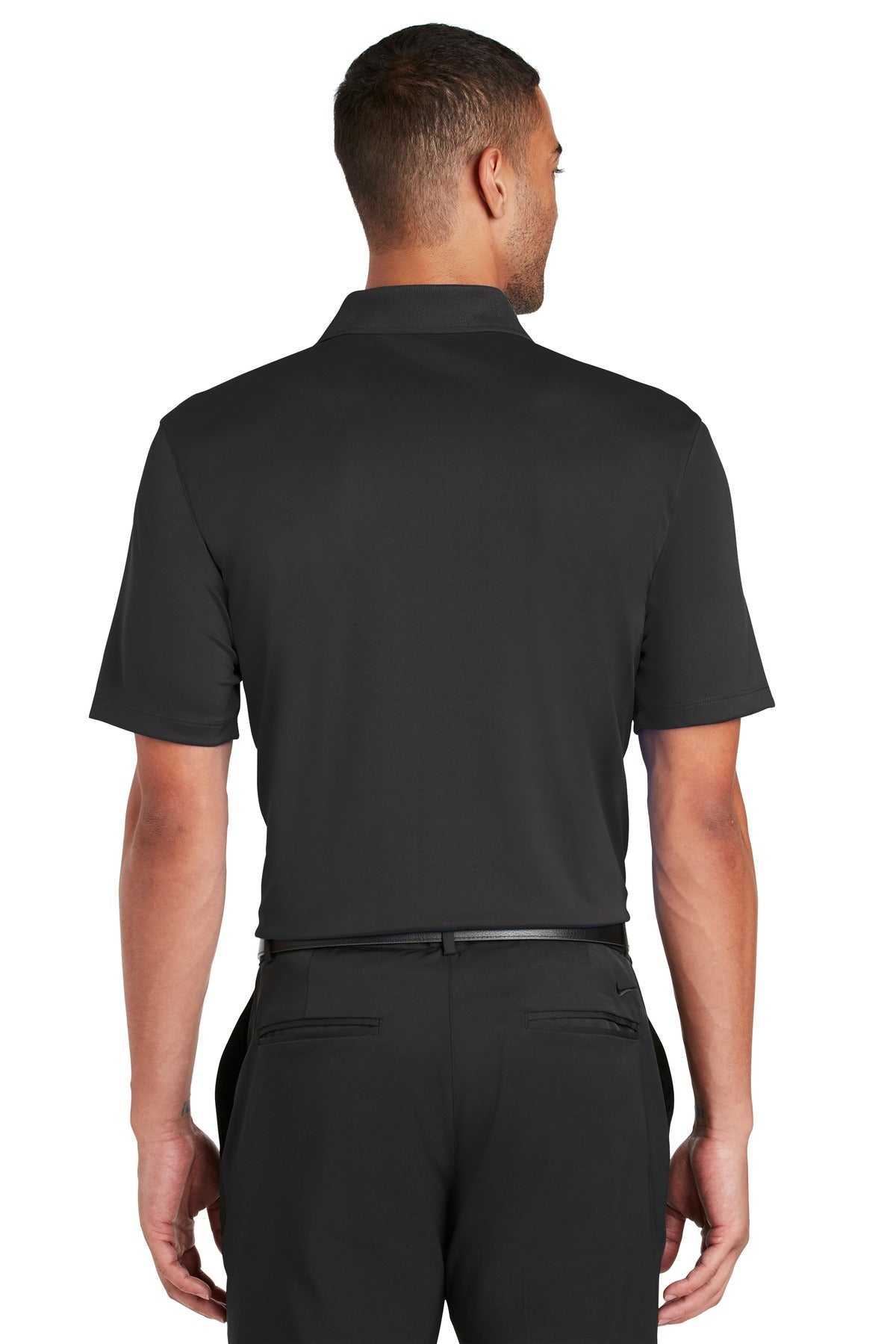 Nike Dri-FIT Classic Fit Players Polo with Flat Knit Collar. 838956 Anthracite