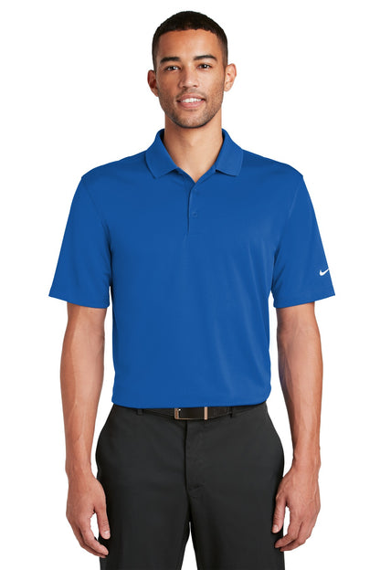 Nike Dri-FIT Classic Fit Players Polo with Flat Knit Collar. 838956 Gym Blue