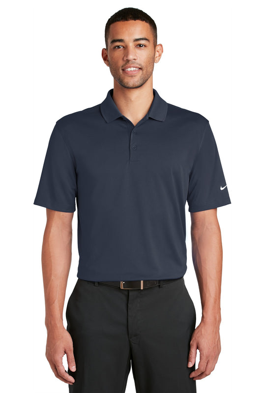 Nike Dri-FIT Classic Fit Players Polo with Flat Knit Collar. 838956 Navy