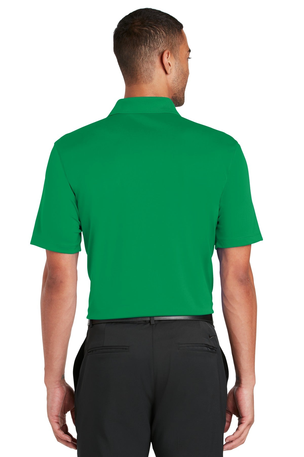 Nike Dri-FIT Classic Fit Players Polo with Flat Knit Collar. 838956 Pine Green