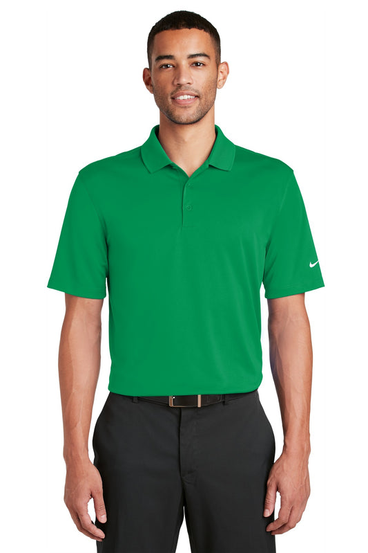 Nike Dri-FIT Classic Fit Players Polo with Flat Knit Collar. 838956 Pine Green