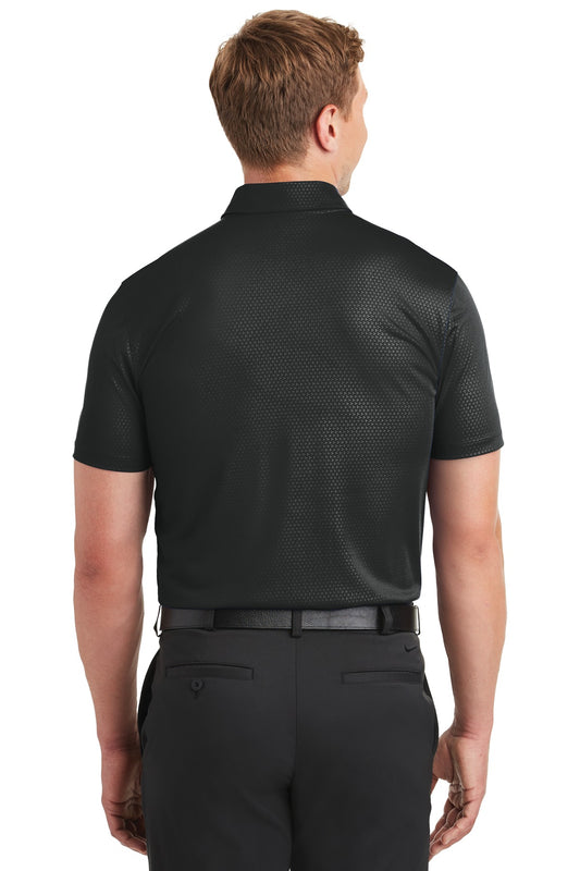 Nike Dri-FIT Embossed Tri-Blade Polo. 838964 Black