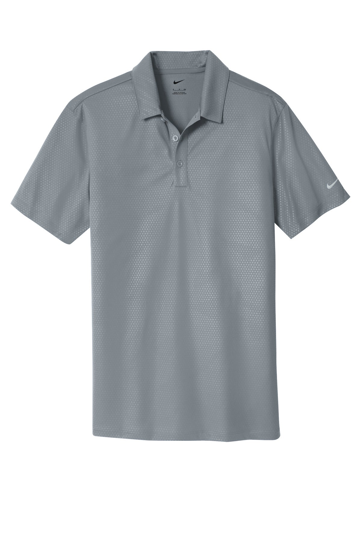 Nike Dri-FIT Embossed Tri-Blade Polo. 838964 Cool Grey