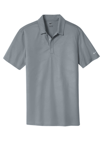 Nike Dri-FIT Embossed Tri-Blade Polo. 838964 Cool Grey