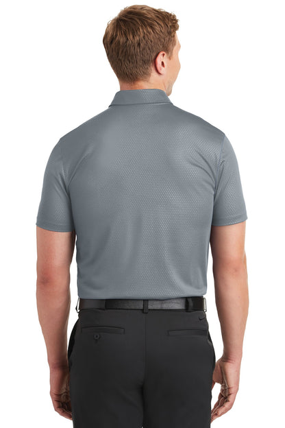 Nike Dri-FIT Embossed Tri-Blade Polo. 838964 Cool Grey