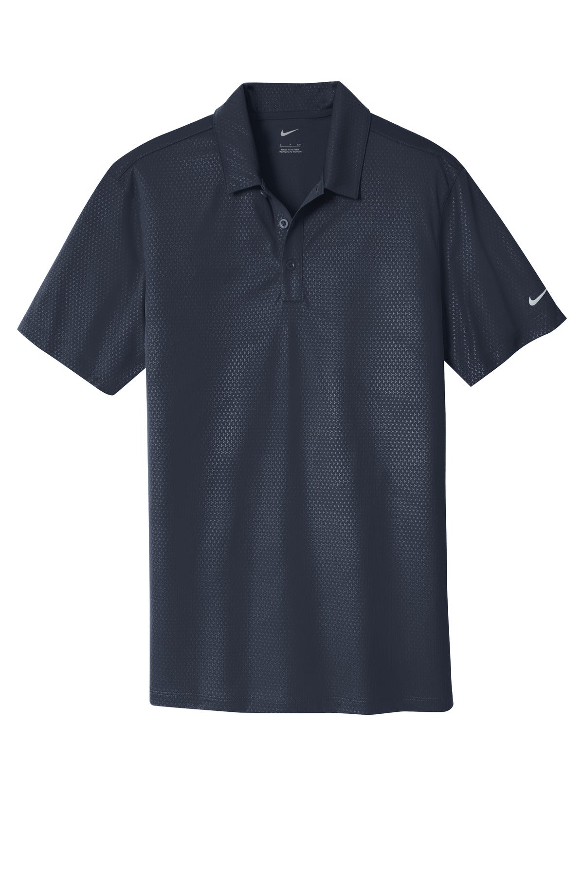 Nike Dri-FIT Embossed Tri-Blade Polo. 838964 Marine