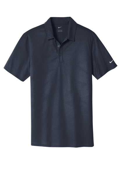 Nike Dri-FIT Embossed Tri-Blade Polo. 838964 Marine