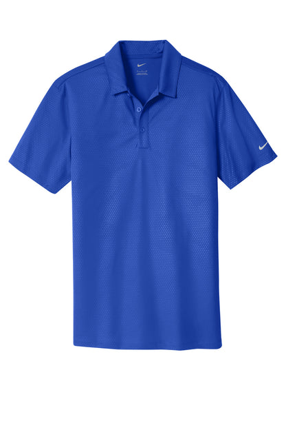 Nike Dri-FIT Embossed Tri-Blade Polo. 838964 Old Royal