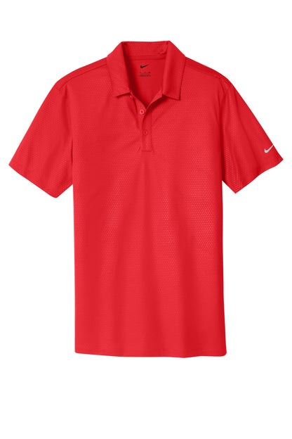 Nike Dri-FIT Embossed Tri-Blade Polo. 838964 University Red