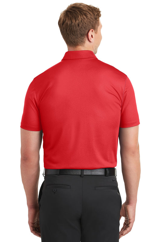Nike Dri-FIT Embossed Tri-Blade Polo. 838964 University Red