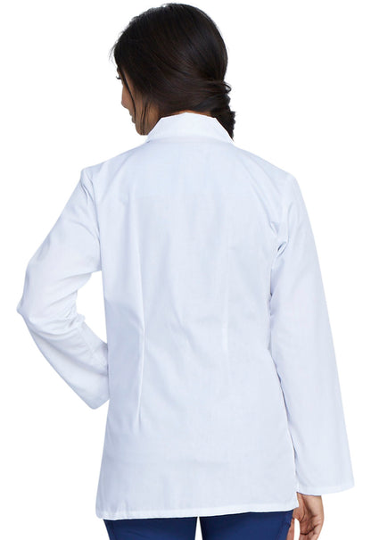 Prof. Whites 84401 28" Consultation Lab Coat White Model Image Back | Dickies