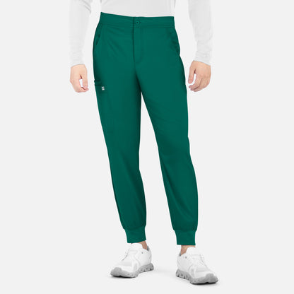 Matrix Mens 8501 Men's Half Elastic Waistband Jogger Hunter