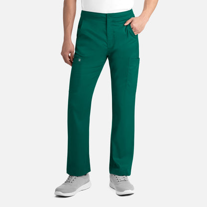 Matrix Mens 8502 Men's Half Elastic Waist Tapered Cargo Pant Hunter
