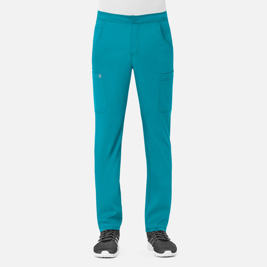 Matrix Mens 8502 Men’s Half Elastic Waist Tapered Cargo Pant Teal