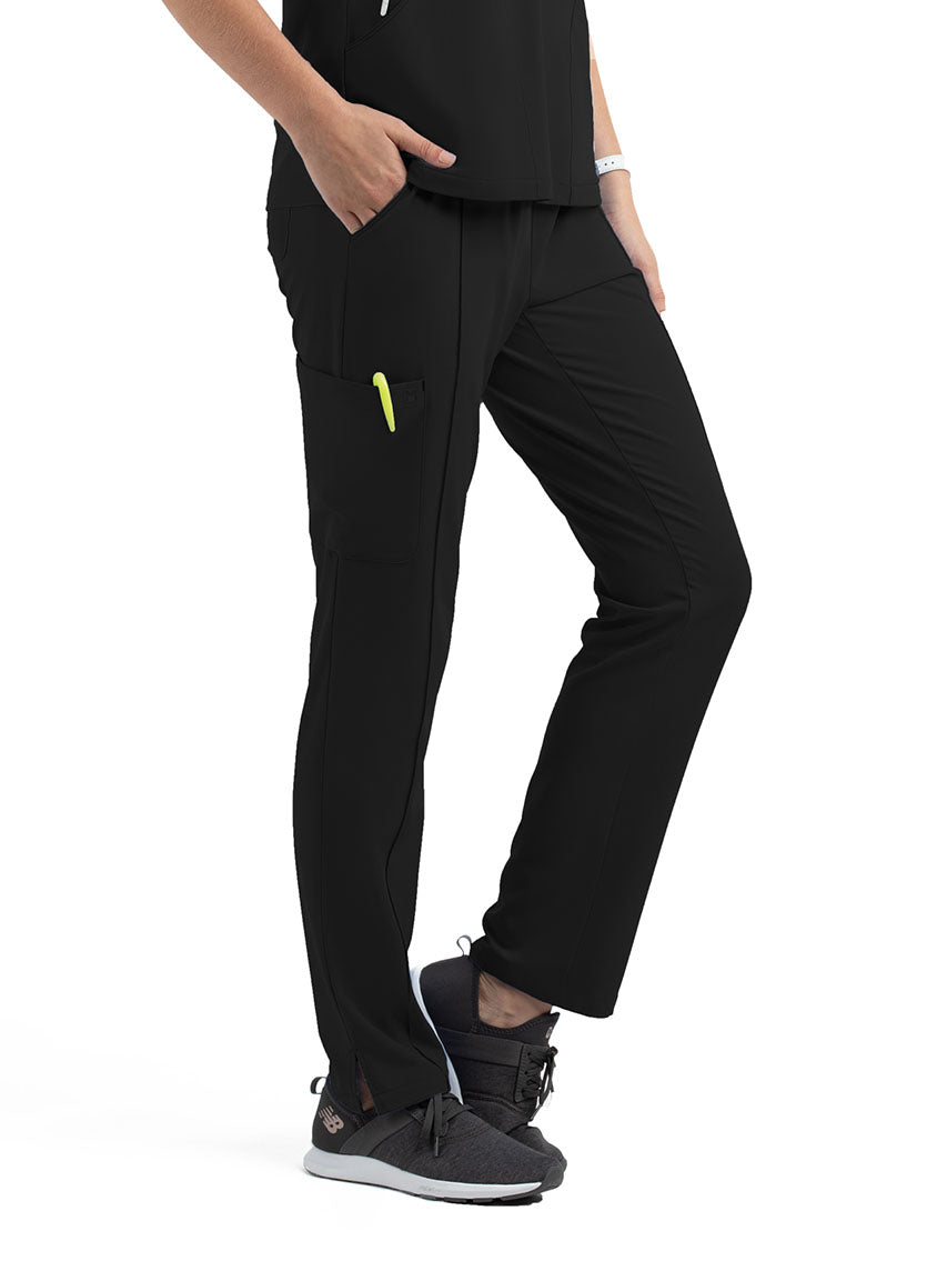 Matrix Impulse 8510 Women&#039;s Full Elastic Waist Tapered Leg Pant Black