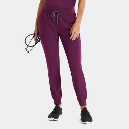 Matrix Impulse 8520 Women's Yoga Waist Jogger Wine